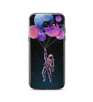 Uzay Balon Tasarım Süper Şeffaf Silikon Telefon Kılıfı Samsung A5 (2015)