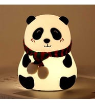 Panda Silikon Gece Lambası (Beyaz)