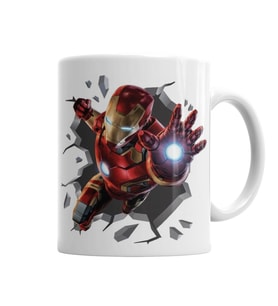 Homem De Ferro Kupa Bardak Porselen