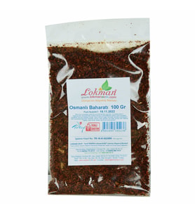 LokmanAVM Osmanlı Baharatı Karışımı 100 Gr Paket