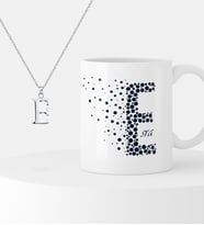 BK Gift Kişiye Özel İsimli Kupa ve Harf Kolye Hediye Seti - 5 (Model 1)