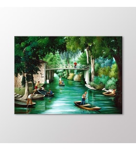 Arty Tablo Sandal Gezileri Tablo (Karışık)