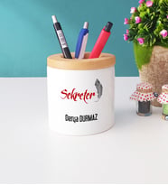 Sekreter Tasarımlı Kişiye Özel Hediye Sekreter Kalemlik