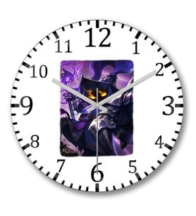 Veigar Duvar Saati Bombeli Gercek Cam