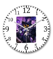 Veigar Duvar Saati Bombeli Gercek Cam