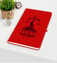 BK Gift Kişiye Özel Avukat Temalı Kırmızı Defter - 5