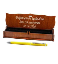 Hediyelik Tükenmez Kalem (Sarı)