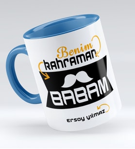 Babalar Gününe Özel Benim Kahraman Babam Kupa Bardak  1