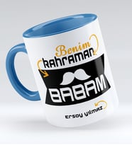 Babalar Gününe Özel Benim Kahraman Babam Kupa Bardak  1