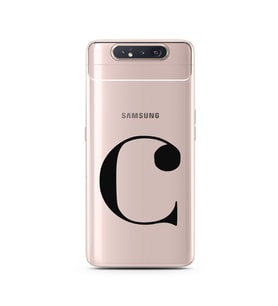 Samsung A80 Harf Tasarımlı Telefon Kılıfı C-Harfi 