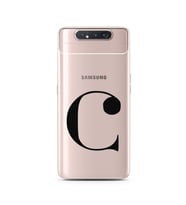 Samsung A80 Harf Tasarımlı Telefon Kılıfı C-Harfi 
