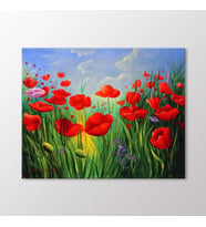 Arty Tablo Gelincikler Tablo (Karışık)