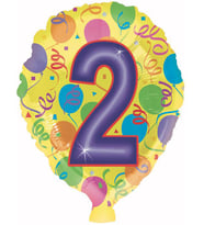 FOLYO BALON RAKAM 2 BALONLU 18''