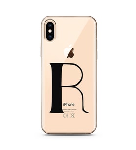 Iphone Xs Harf Tasarımlı Telefon Kılıfı R-Harfi 