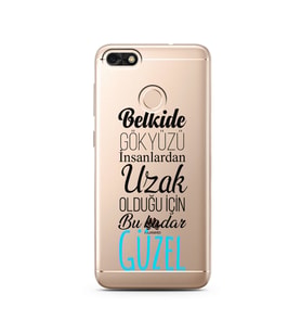 Belkide Tasarımlı Süper Şeffaf Silikon Telefon Kılıfı Huawei P9 Lite (2017) Mini