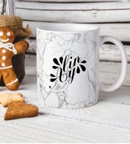BK Gift Kişiye Özel Mermer Desenli Kupa Bardak  5