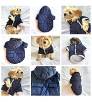 LACİVERT POOF CUTIE by Kemique  KÖPEK MONT KÖPEK PALTO