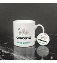 Odyolog Kupa Bardak ve Anahtarlık Set