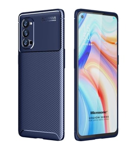 Microsonic Oppo Reno 4 Pro Kılıf Legion Series Lacivert