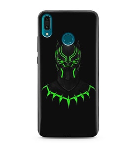 Black Panter Tasarım Süper Şeffaf Silikon Telefon Kılıfı Huawei Y9 (2019)