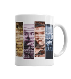 Bowie Einstein Presley Dali Kupa Bardak Porselen