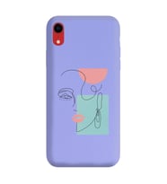 Lila Lansman Telefon Kılıfı Iphone XR