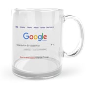 BK Gift Kişiye Özel Google Şehrin En Güzel Kızı Cam Kupa Bardak  1, Sevgiliye Hediye, Arkadaşa Hediye, Doğum Günü Hediyesi