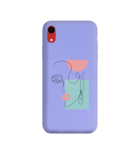 Mor Lansman Kılıf iPhone XR