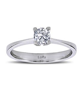 Lova F Renk 0,30 Karat Pırlanta Tektaş Yüzük - 1030028