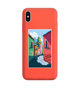 Turuncu Lansman Telefon Kılıfı Iphone XS