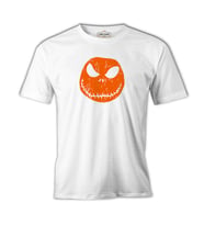 HalloWeen - Face Beyaz Erkek Tshirt