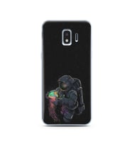 Uzay Kız Tasarım Süper Şeffaf Silikon Telefon Kılıfı Samsung J2 Pro (2018)