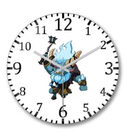 Dota 2 Spirit Breaker Barathrum Duvar Saati Bombeli Gercek Cam