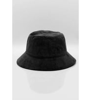 Kadife Bucket Şapka-Siyah