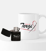 BK Gift Kişiye Özel Terzi Temalı Çakmak ve Kupa Hediye Seti - 1