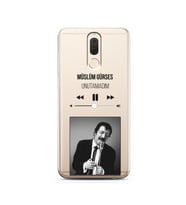 Müslüm Gürses Mp3 Tasarımlı Süper Şeffaf Silikon Telefon Kılıfı Huawei Mate 10 L