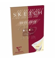 Clairefontaine Blanc Ivory Çizim Defteri 90gr 100 sayfa A4