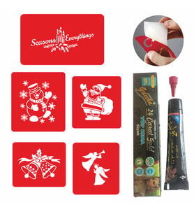 Yılbaşı Noel Tatto Dövme Kına ve Şablon