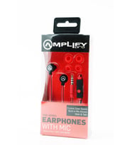 Amplify Pro Vibe Series Kulakiçi Kulaklık Kırmızı Siyah 1003-BKRD