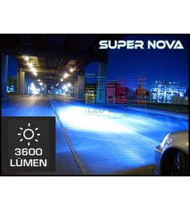 SuperNova TURKUAZ H8/11 Simsek Etkili Zenon COB Led Xenon Led Headlight