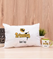 Arkeolog Dikdörtgen Yastık ve Yeşil Kupa Bardak