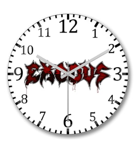 Exodus Duvar Saati Bombeli Gercek Cam