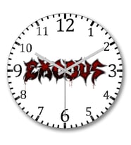 Exodus Duvar Saati Bombeli Gercek Cam
