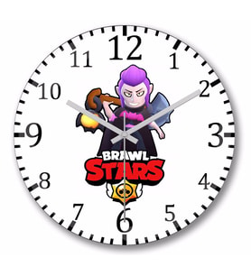 Brawl Stars     Duvar Saati Bombeli Gercek Cam