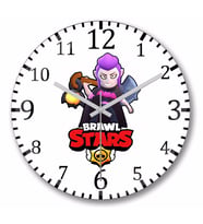 Brawl Stars     Duvar Saati Bombeli Gercek Cam