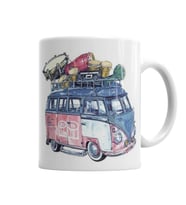 Volkswagen Bus Kupa Bardak Porselen