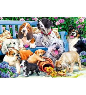 Trefl Puzzle Dog In The Garden 1000 Parça