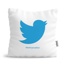 BK Gift Kişiye Özel Twitter  Yastık  2