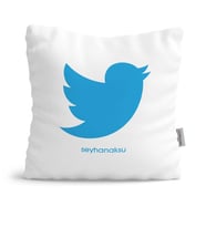 BK Gift Kişiye Özel Twitter  Yastık  2