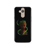 Baby Groot Tasarım Süper Şeffaf Silikon Telefon Kılıfı General Mobile GM8